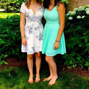 Lush Floral Wrap Dress